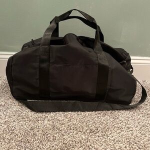 Black Duffel Bag Travel Weekender Carry On Gym Bag